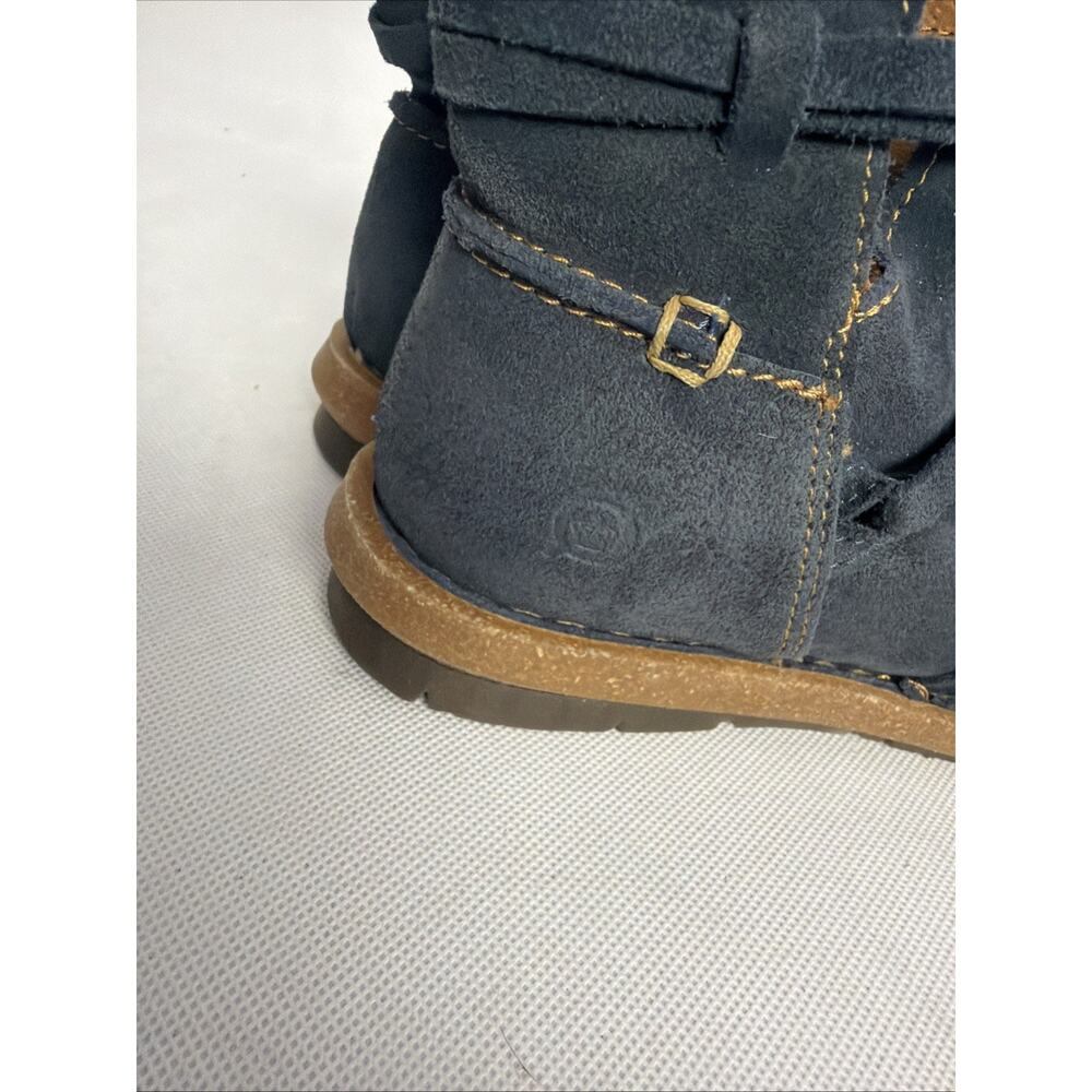Born Women's Born Tarkiln Distressed Navy Blue Ankle Soft Suede Leather Upper - Picture 6 of 9